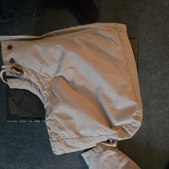 London fog, large, winter coat, tan, goose down - Picture 7 of 11